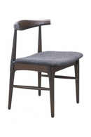 Dark Wooden Dining Chairs (2) | OROA Modern Tuzka | Oroatrade.com
