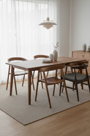 Dark Wooden Dining Chairs (2) | OROA Modern Tuzka | Oroatrade.com