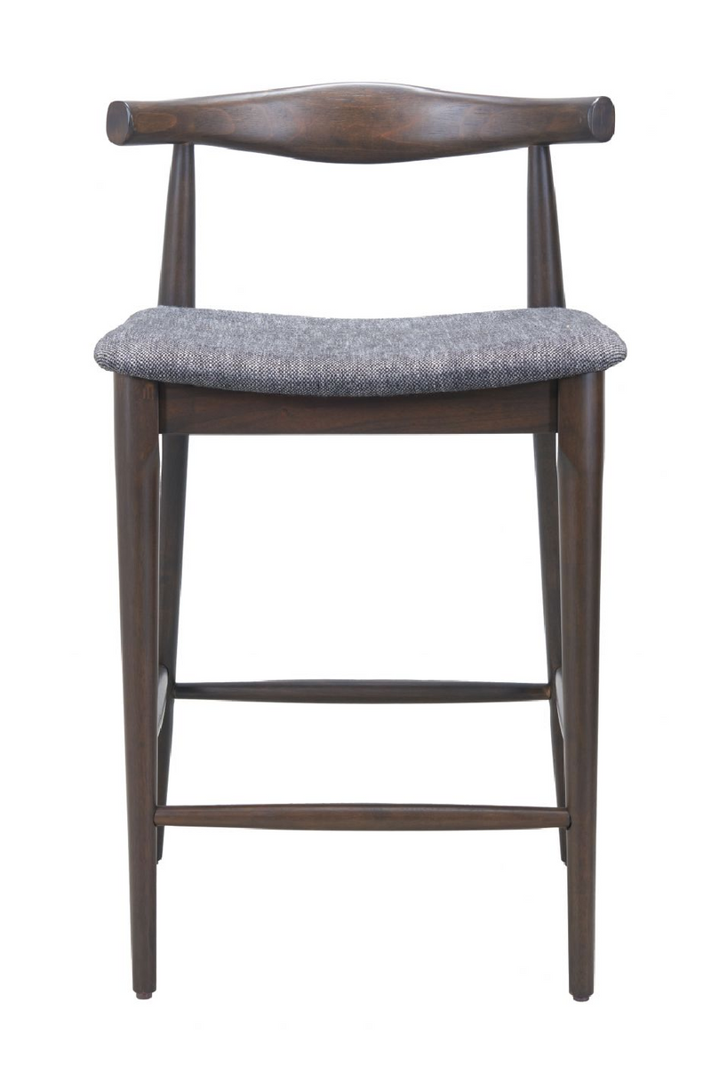Dark Wooden Counter Stools (2) | OROA Modern Tuzka | Oroatrade.com