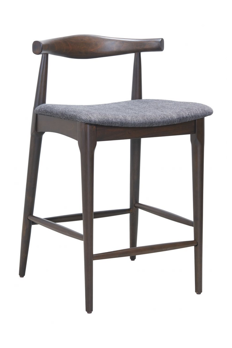 Dark Wooden Counter Stools (2) | OROA Modern Tuzka | Oroatrade.com