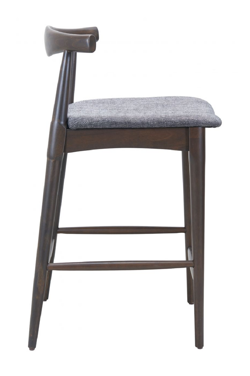 Dark Wooden Counter Stools (2) | OROA Modern Tuzka | Oroatrade.com