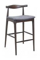 Dark Wooden Bar Stools (2) | OROA Modern Tuzka | Oroatrade.com