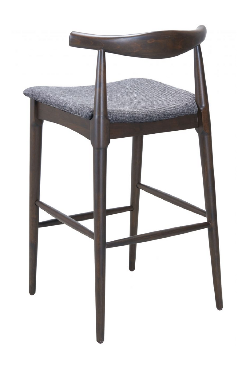 Dark Wooden Bar Stools (2) | OROA Modern Tuzka | Oroatrade.com