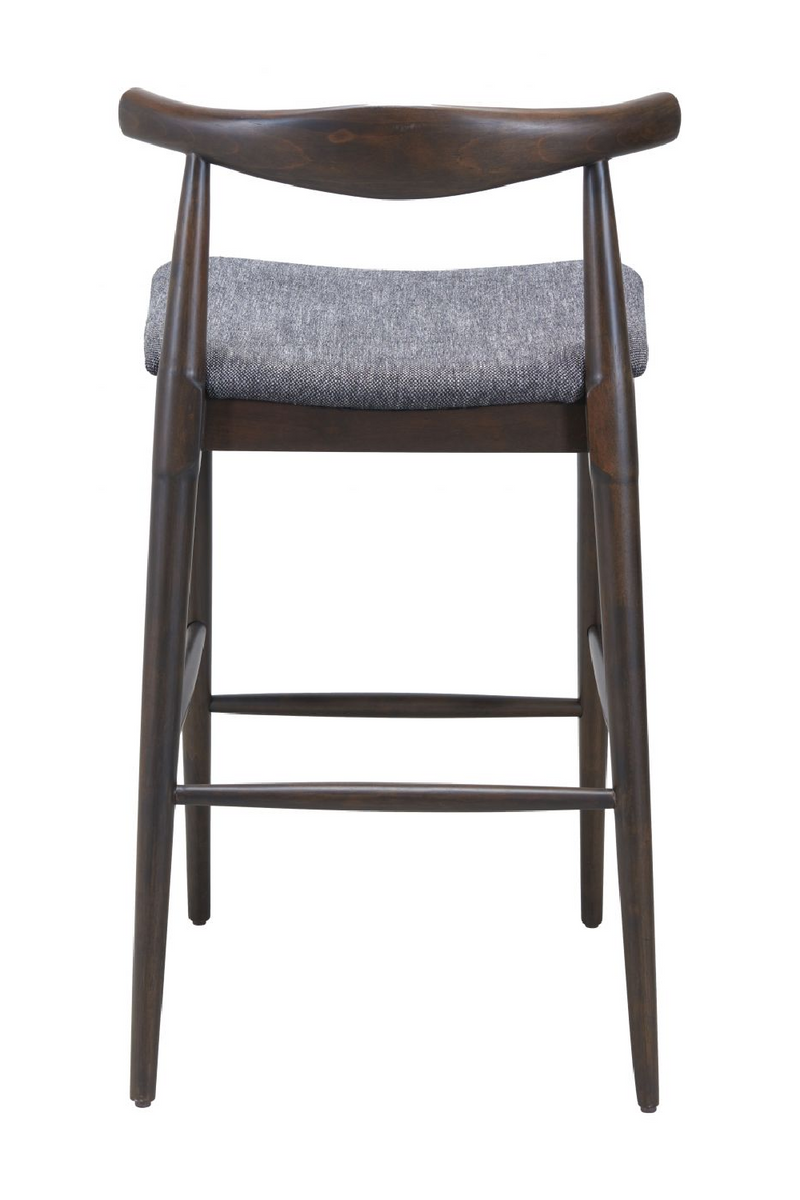 Dark Wooden Bar Stools (2) | OROA Modern Tuzka | Oroatrade.com