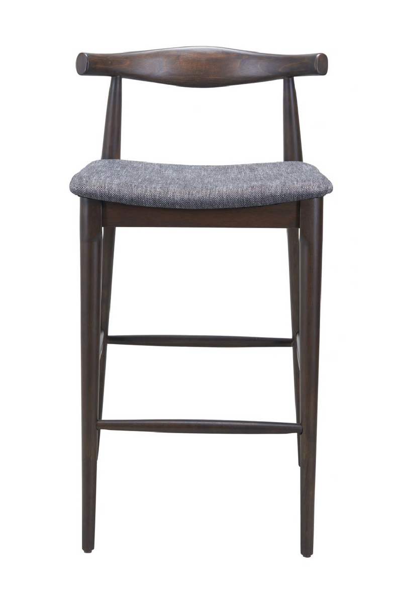 Dark Wooden Bar Stools (2) | OROA Modern Tuzka | Oroatrade.com