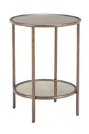 Round Mirror Glass Side Table | OROA Modern Anelli | Oroatrade.com
