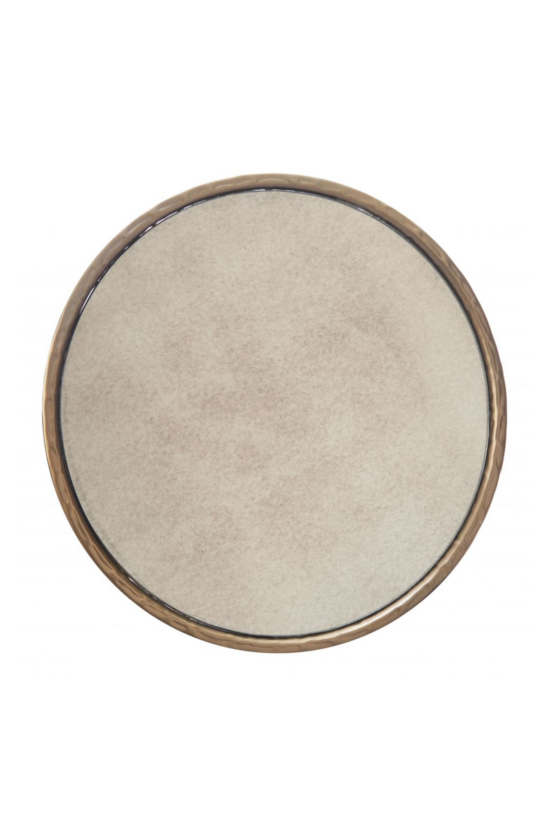 Round Mirror Glass Side Table | OROA Modern Anelli | Oroatrade.com