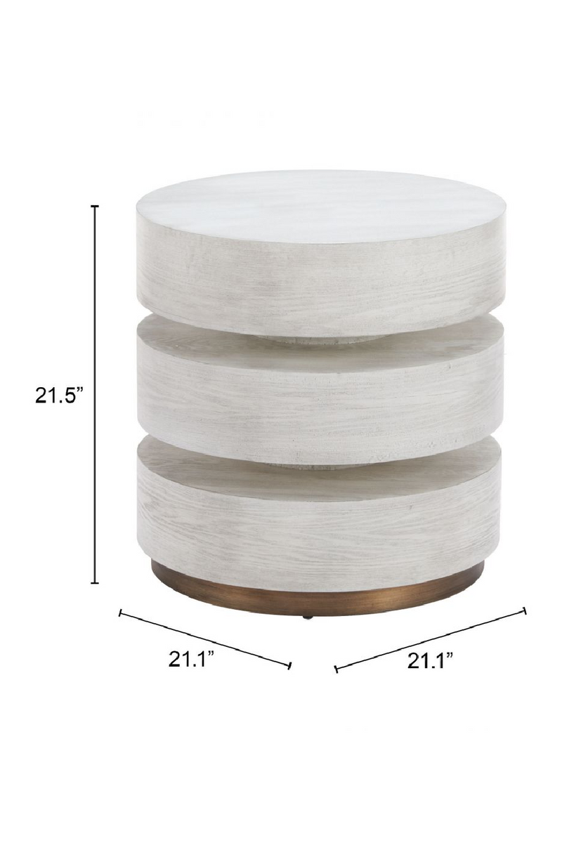 White Oak Side Table | OROA Modern Laha | Oroatrade.com