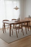 Elm Wood Dining Chairs (2) | OROA Modern Ziran | Oroatrade.com