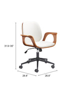 Modern White Office Chair | OROA Modern Ali | Oroatrade.com