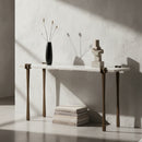 Rectangular White Marble Console Table | OROA Modern Rench