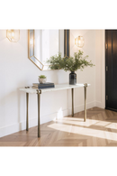Rectangular White Marble Console Table | OROA Modern Rench | Oroatrade.com