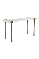 Rectangular White Marble Console Table | OROA Modern Rench | Oroatrade.com