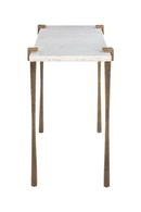 Rectangular White Marble Console Table | OROA Modern Rench | Oroatrade.com