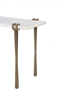Rectangular White Marble Console Table | OROA Modern Rench | Oroatrade.com