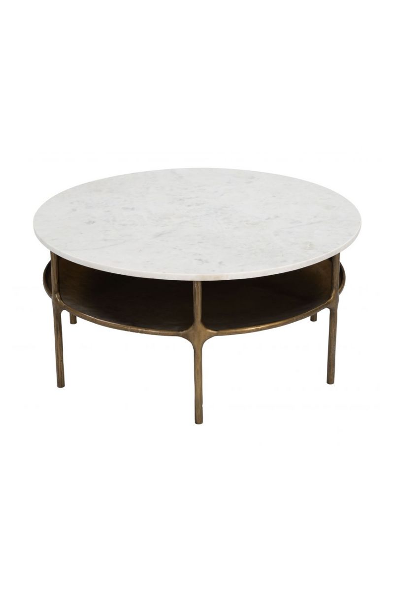 Brass Framed Marble Coffee Table | OROA Modern Bild | Oroatrade.com