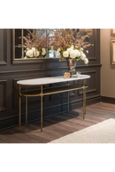 Oval White Marble Console Table | OROA Modern Bild | Oroatrade.com