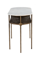 Oval White Marble Console Table | OROA Modern Bild | Oroatrade.com