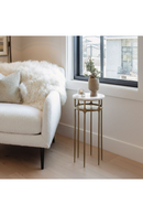 Brass Framed Marble Side Table | OROA Modern Bild | Oroatrade.com