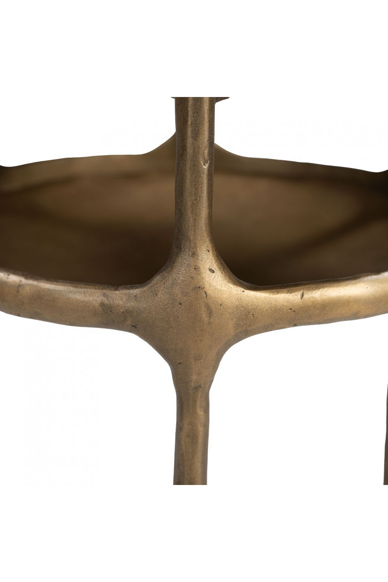 Brass Framed Marble Side Table | OROA Modern Bild | Oroatrade.com