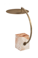 Curved Brass Side Table | OROA Modern Voler | Oroatrade.com