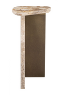 Organic-Shaped Marble Side Table | OROA Modern Surya | Oroatrade.com