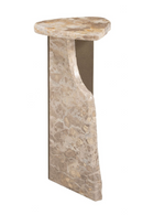Organic-Shaped Marble Side Table | OROA Modern Surya | Oroatrade.com