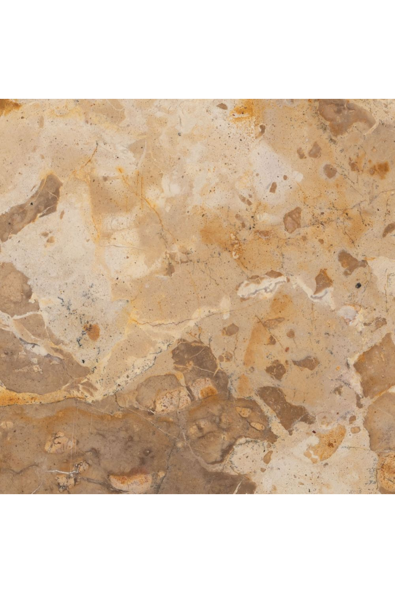 Organic-Shaped Marble Side Table | OROA Modern Surya | Oroatrade.com