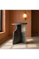 Organic-Shaped Marble Side Table | OROA Modern Surya | Oroatrade.com