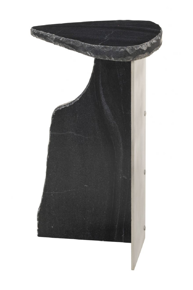 Organic-Shaped Marble Side Table | OROA Modern Surya | Oroatrade.com