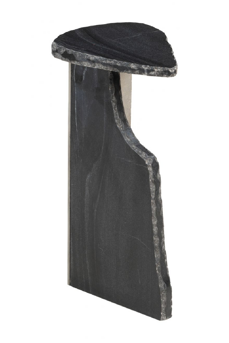 Organic-Shaped Marble Side Table | OROA Modern Surya | Oroatrade.com