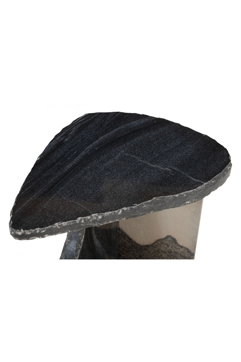 Organic-Shaped Marble Side Table | OROA Modern Surya | Oroatrade.com