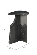 Organic-Shaped Marble Side Table | OROA Modern Surya | Oroatrade.com