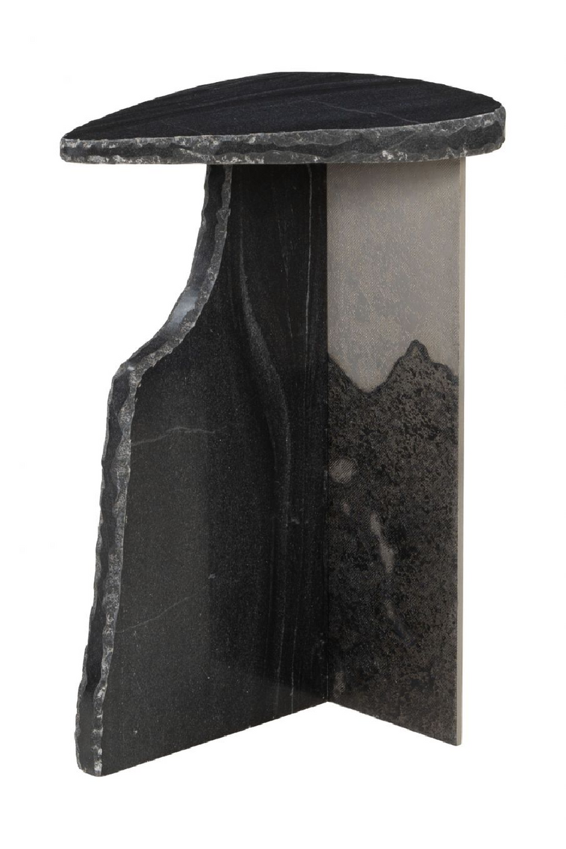 Organic-Shaped Marble Side Table | OROA Modern Surya | Oroatrade.com