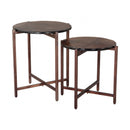 Black Cast Glass Coffee Tabled (2) | OROA Modern Gema