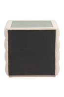 Beige Shearling 2-Drawer Nightstand | OROA Modern Soffice | Oroatrade.com