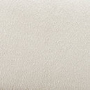 White Fabric 1-Drawer Nightstand | OROA Modern Barris | Oroatrade.com