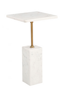 Square White Marble Side Table | OROA Modern Naht | Oroatrade.com