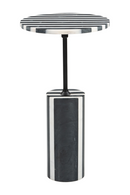 Stripes Marble Side Table | OROA Modern Regles | Oroatrade.com