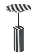 Stripes Marble Side Table | OROA Modern Regles | Oroatrade.com