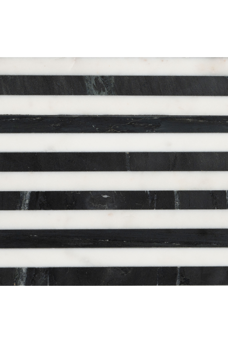 Stripes Marble Side Table | OROA Modern Regles | Oroatrade.com