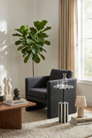 Stripes Marble Side Table | OROA Modern Regles | Oroatrade.com