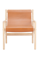 Tan Leather Accent Chair | OROA Modern Doek | Oroatrade.com