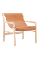 Tan Leather Accent Chair | OROA Modern Doek | Oroatrade.com