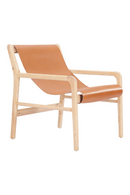 Tan Leather Accent Chair | OROA Modern Doek | Oroatrade.com