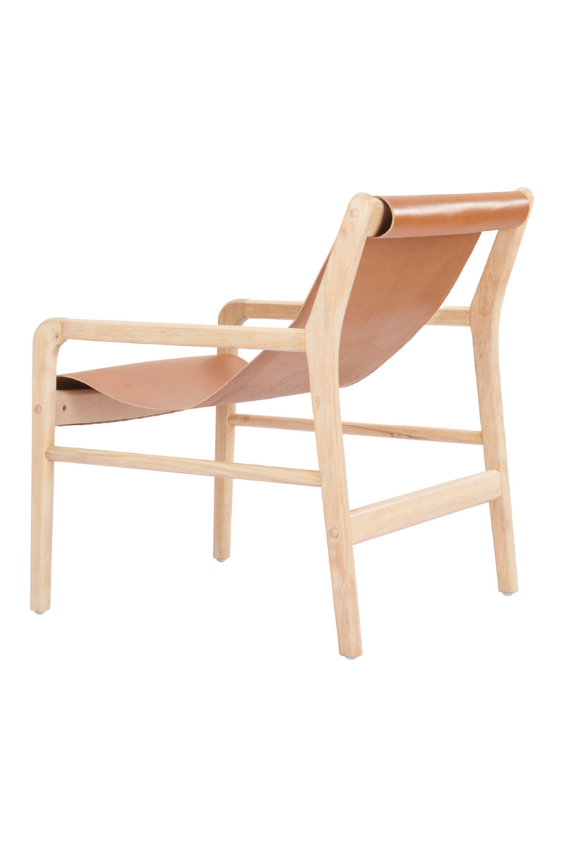 Tan Leather Accent Chair | OROA Modern Doek | Oroatrade.com