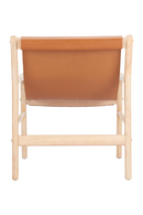 Tan Leather Accent Chair | OROA Modern Doek | Oroatrade.com