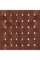 Brown Woven Leather Dining Chair | OROA Modern Feder | Oroatrade.com