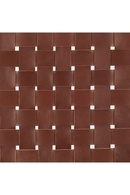 Brown Woven Leather Bench | OROA Modern Bandani | Oroatrade.com