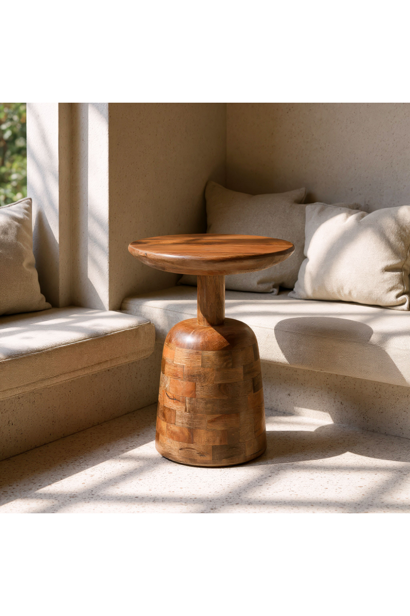 Mango Wood Modern Side Table | OROA Modern Kelk | Oroatrade.com